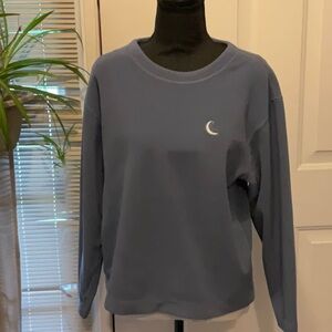 Women’s fleece top, blue, so. Small